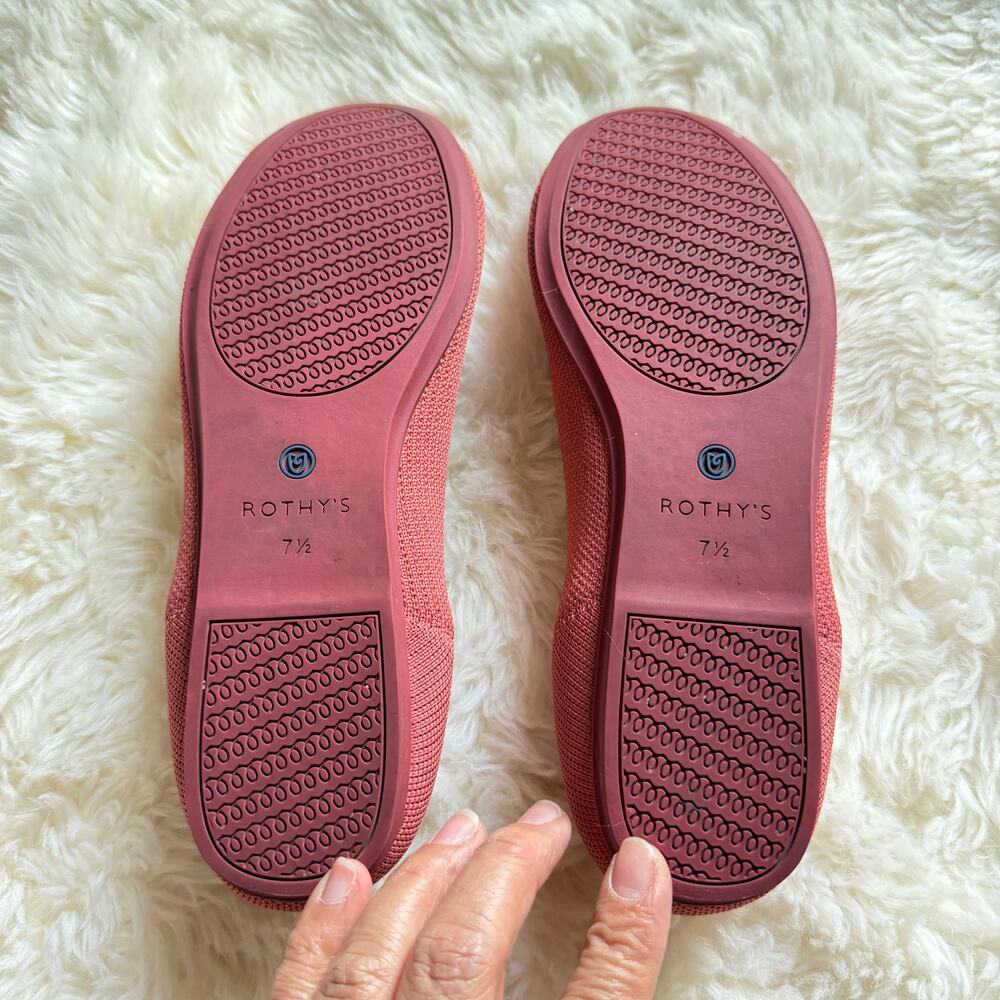 Rothy's The Flat in the Retired copper pink color - Picture 3 of 5